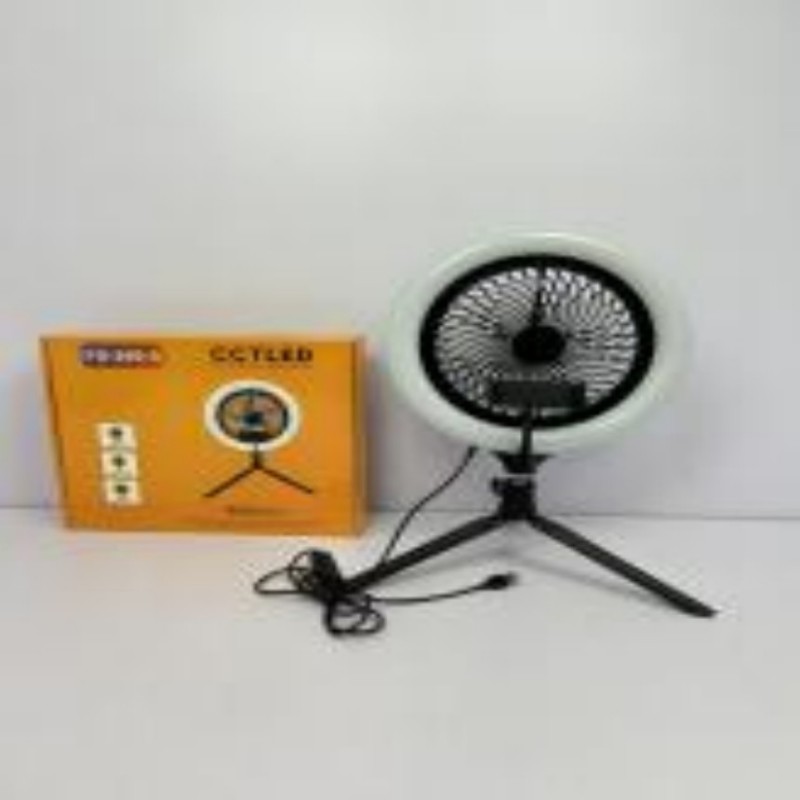 网红新款支架风扇灯直播间风扇补光灯