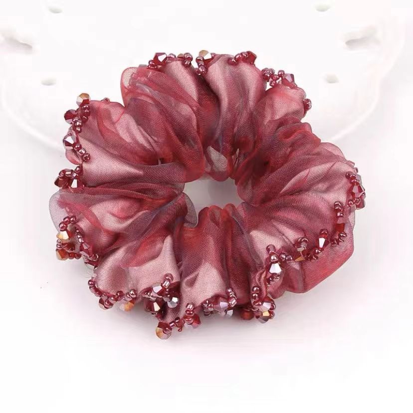 时尚饰品发圈头绳大肠发圈方巾发圈多色可选百搭发饰品配件