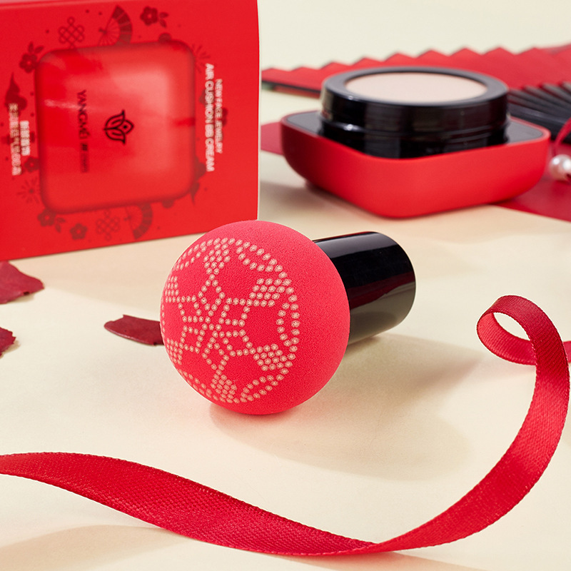 扬美新颜首饰柔润蘑菇气垫BB霜网红小蘑菇头遮瑕隔离蘑菇头气垫详情图3