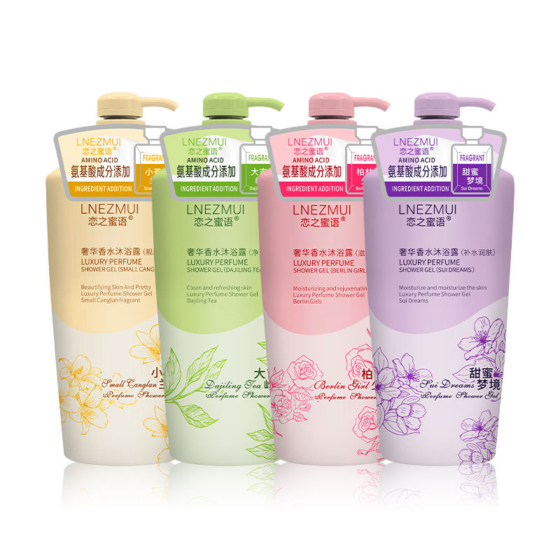 1000ml香水沐浴露清爽清洁自然香氛沐浴液家庭瓶装大容量洗护批发详情图2