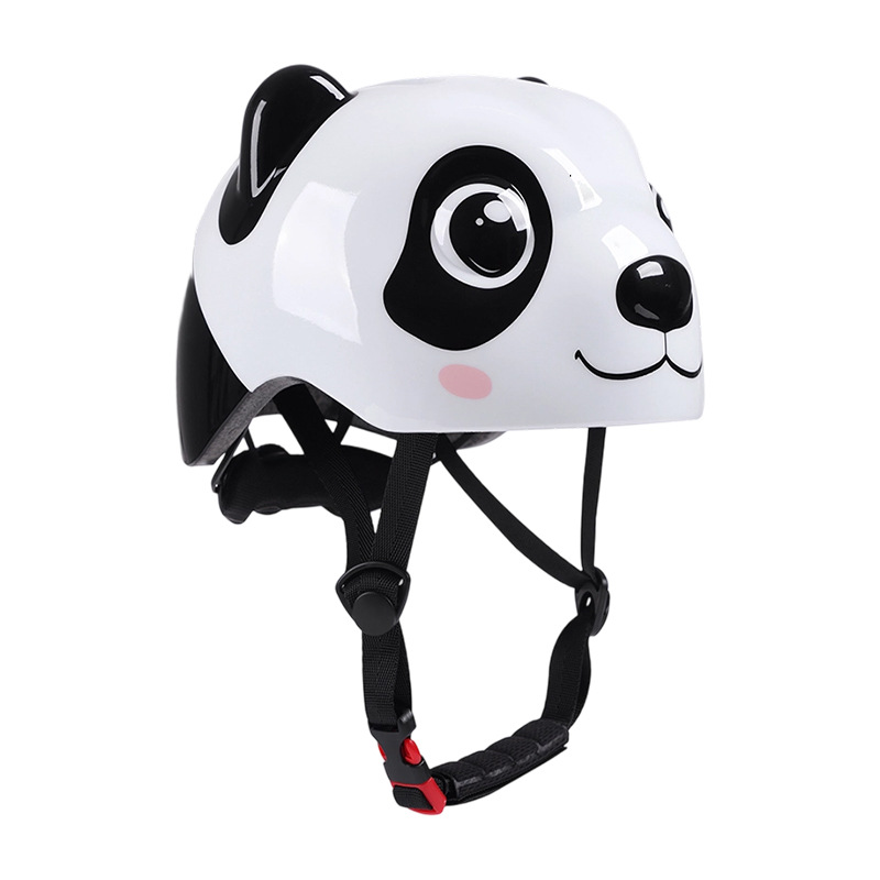 Panda helmet, cute and unique children's helmet, universal summer boys' and girls' all-season breathable cycling helmet in stock Item Picture