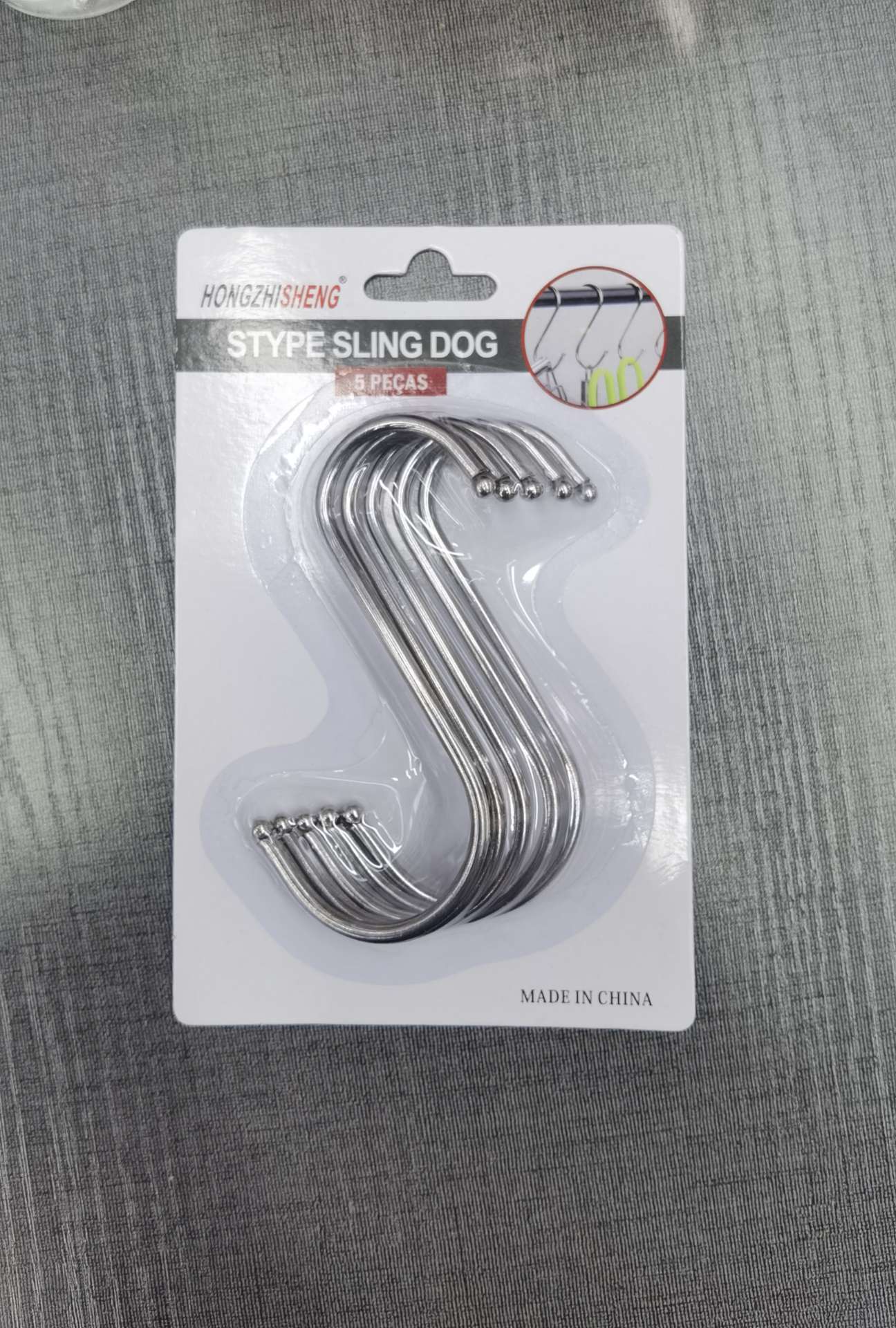 304不锈钢S型挂钩 金属挂衣钩 无痕多功能衣帽挂钩 厨房挂钩细节图