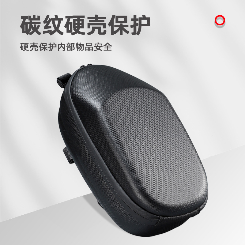 3L bicycle front bag, electric scooter bag, front hanging bag, PU waterproof hanging bag, EVA bag, hard shell bag pic 4