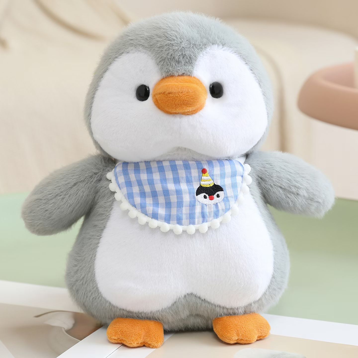 新款高颜值企鹅精致书包挂件毛绒公仔可爱情侣玩偶礼物钥匙扣旅游小企鹅挂件日系可爱背包钥匙扣书包情侣挂件生日毛绒公仔毛绒玩具