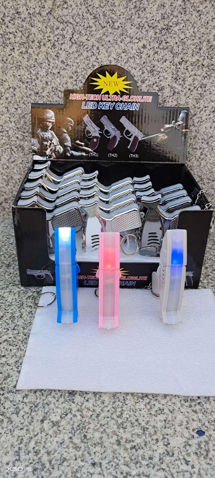 鲨鱼闪光枪，功能激光灯，，LED手电筒，闪光灯，外表彩色详情图5