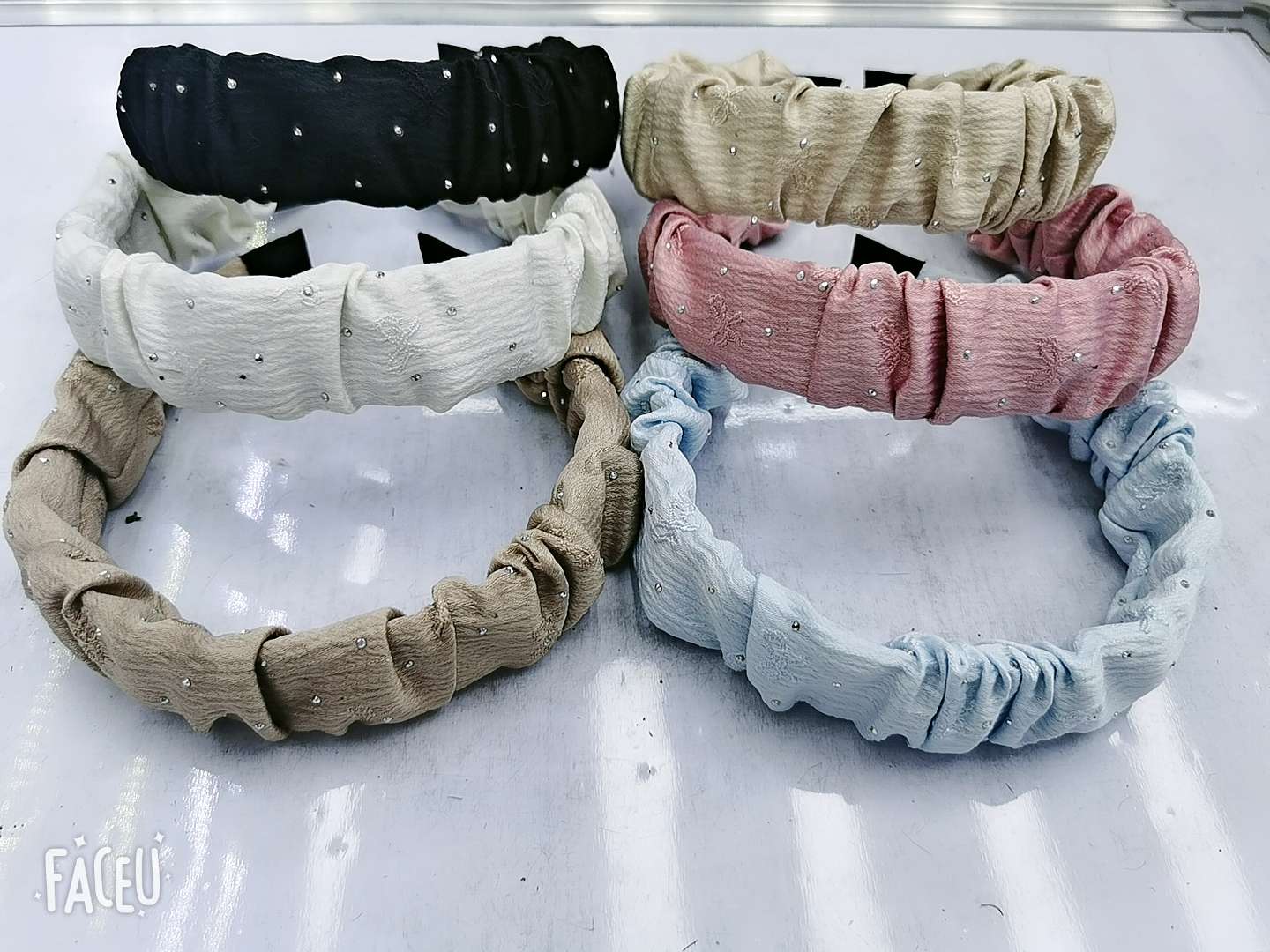 韩版云朵发箍女士拼接头饰发夹简约百搭发饰发箍女士发饰品