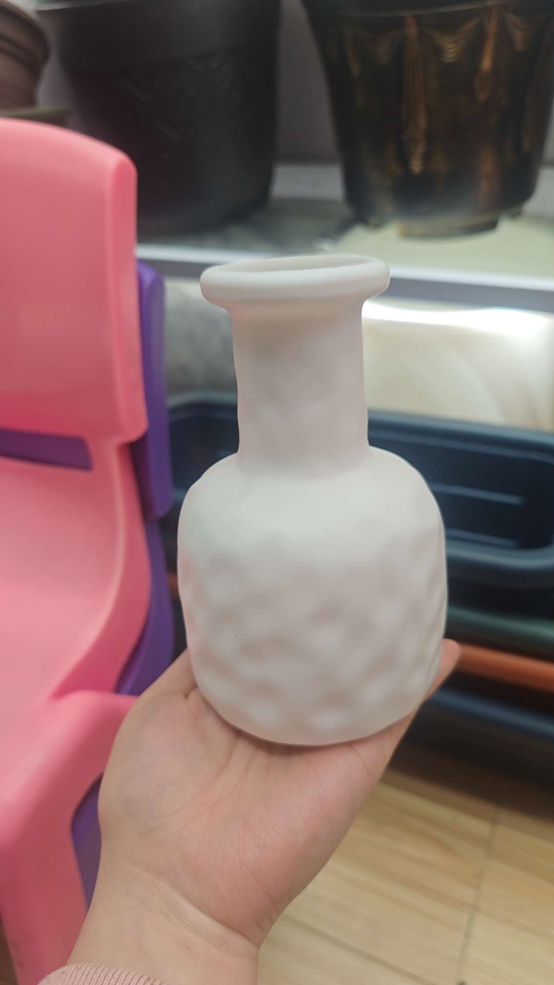 Artificial flowers, fake flowers, fresh plastic flowerpots, tabletop bonsai, dining table, living room, entrance hall, flower arrangement ornaments, can hold water, fresh flower vases Specification image