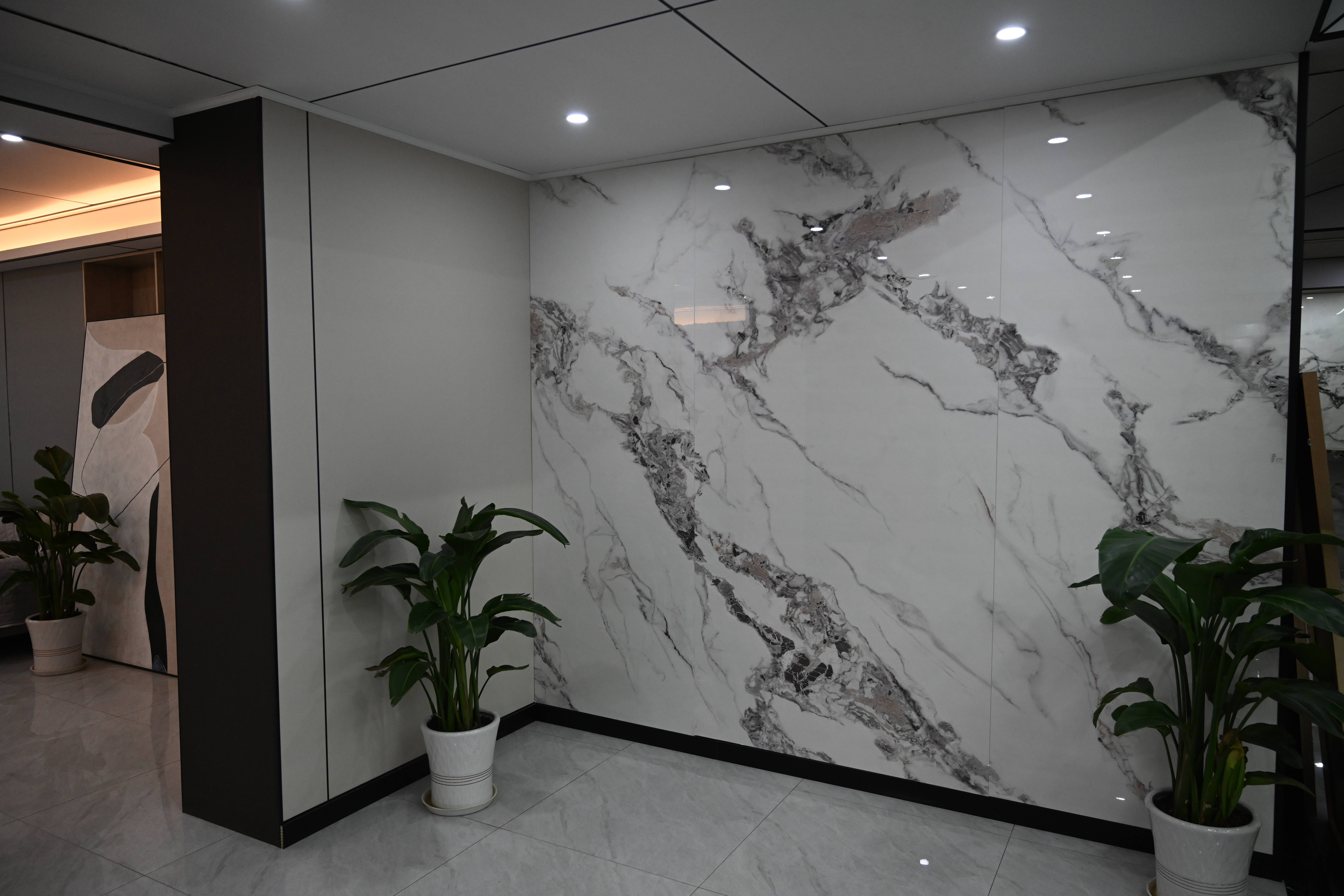 木饰面/木饰面板竹木纤维/格栅板pvc/护墙板竹木纤维/墙板细节图