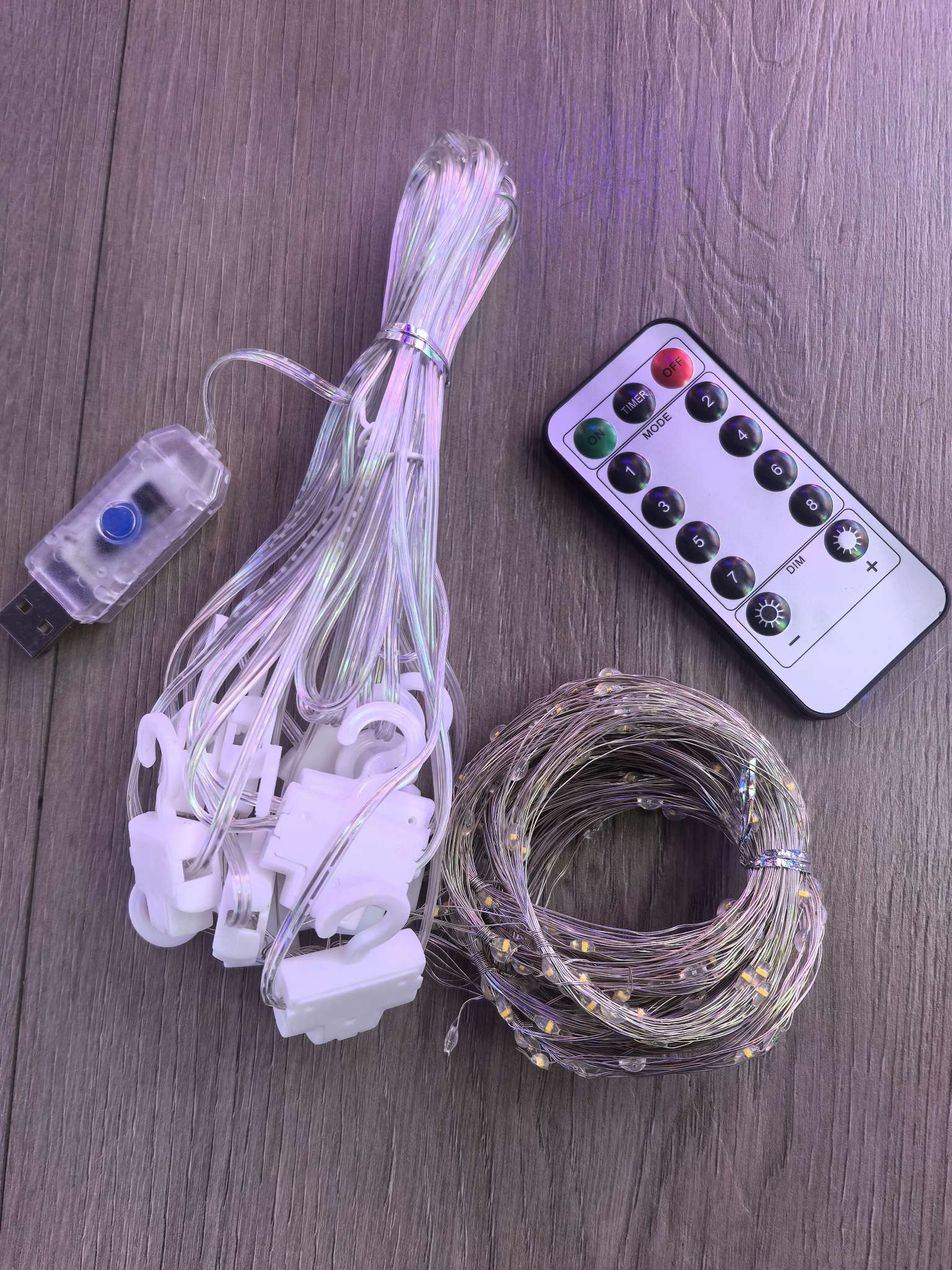 USB带遥控3米x3米窗帘灯