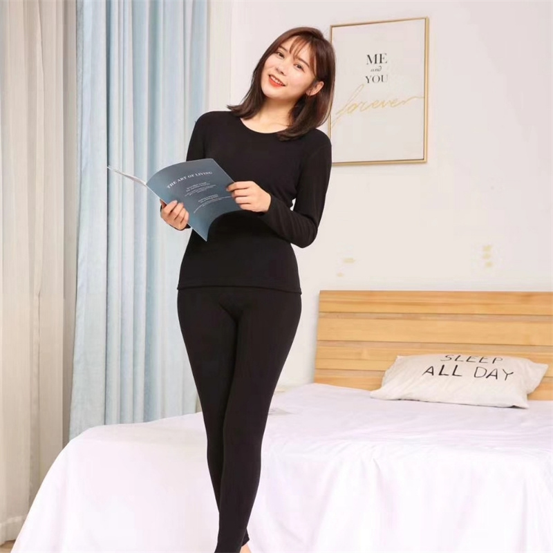 女士德绒保暖套装2025新款保暖内衣新款保暖套装新款内衣外贸热销