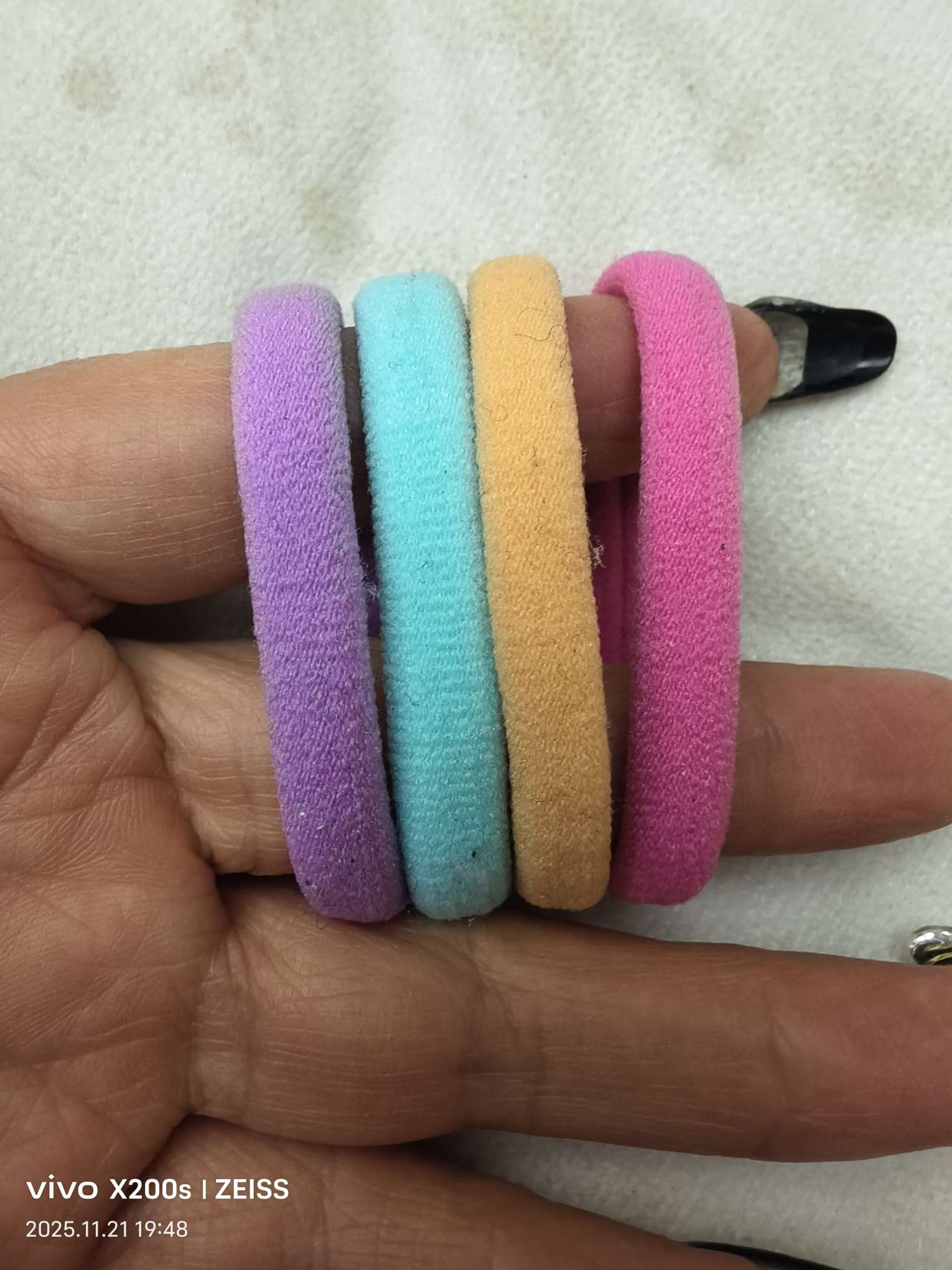 饰品发圈头绳大肠发圈方巾发圈少女百搭发饰发饰品配件多色可选