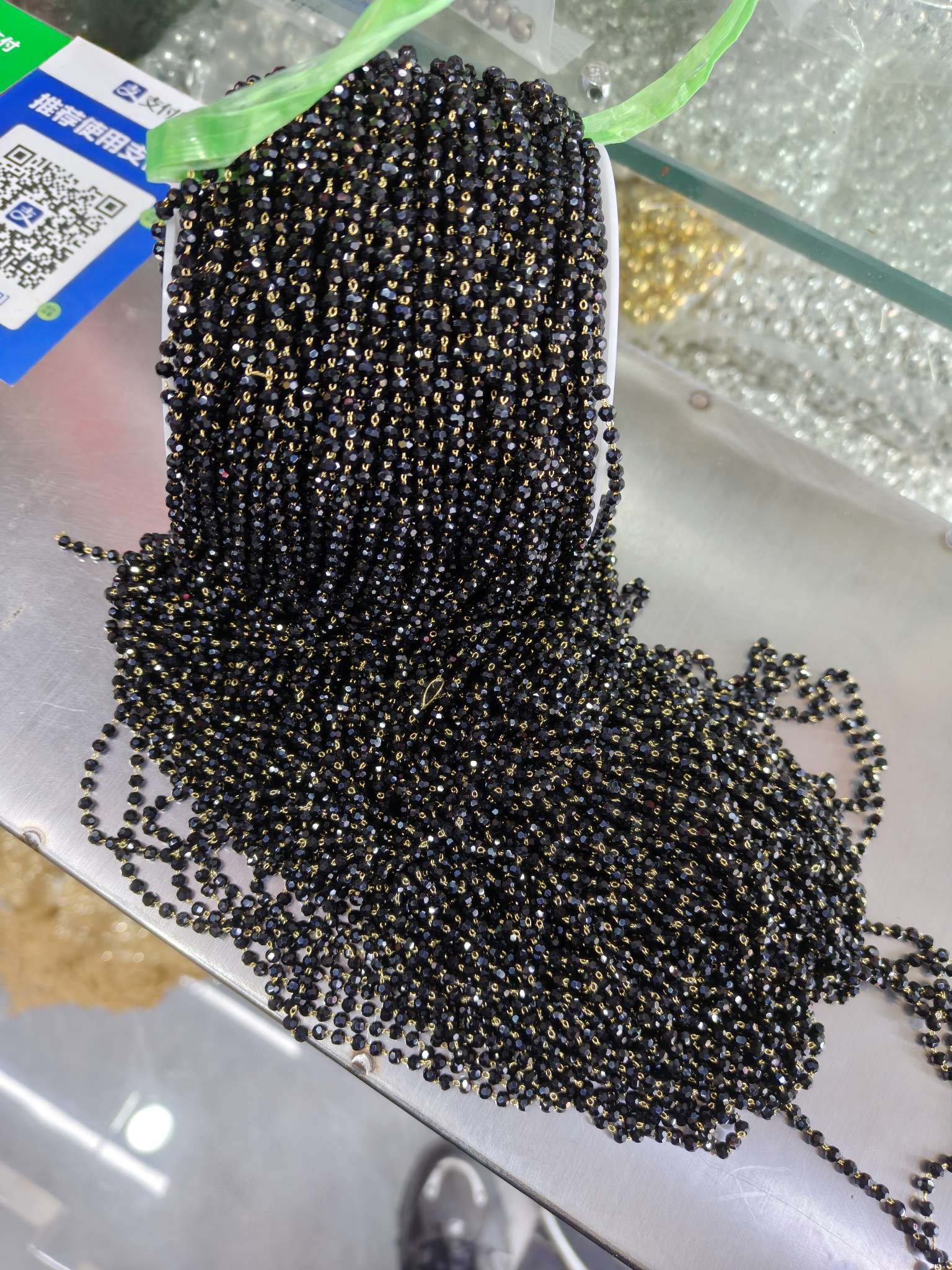 Fashion accessories, loose beads, strung beads, pearl, rice beads, wood beads, DIY handcrafted materials, multiple colors to choose from detail image 3