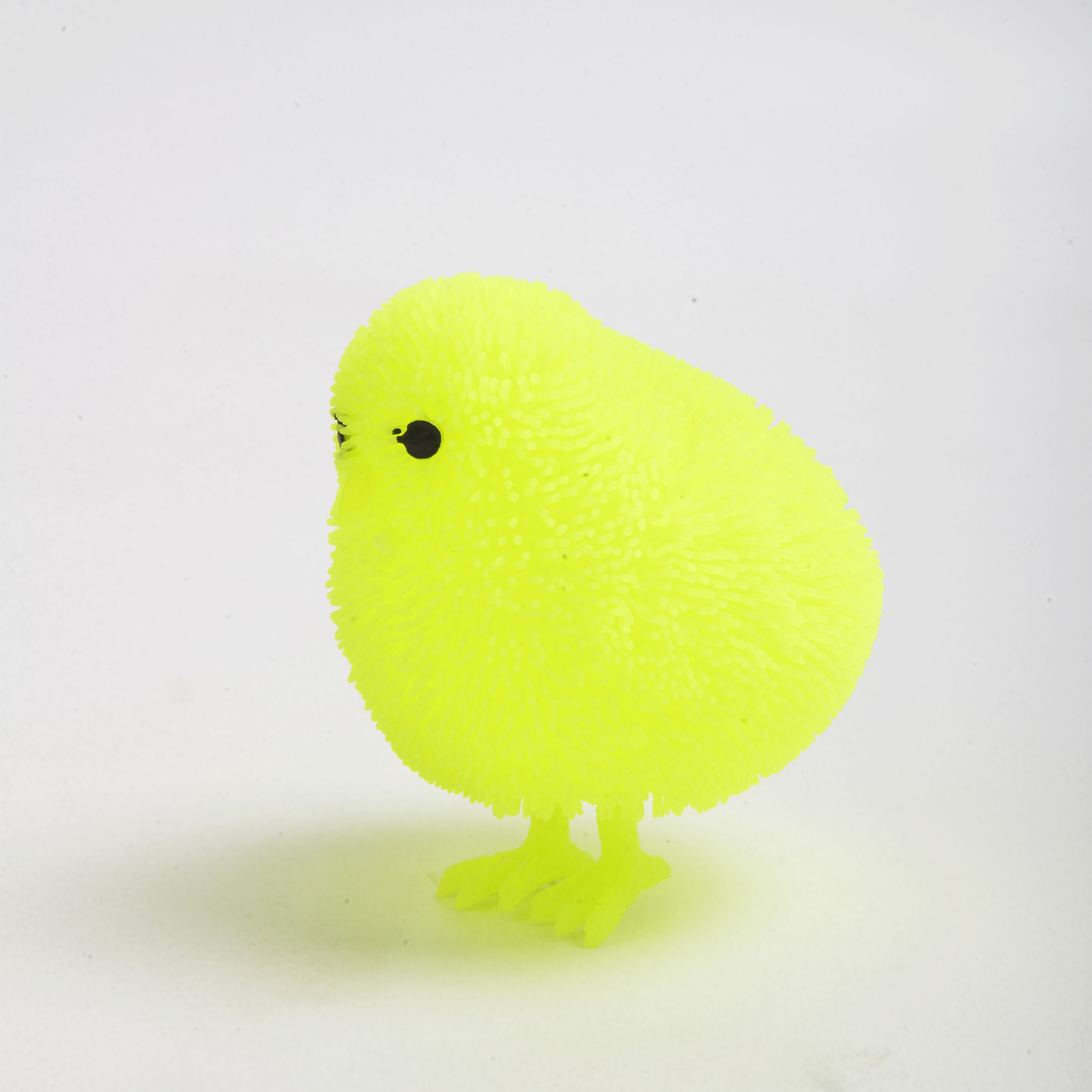Factory Direct Sale Glitter Pom Pom Flashing Mouse TPR Toy Squeeze Fun Cute Fluffy Ball Toy Item Picture