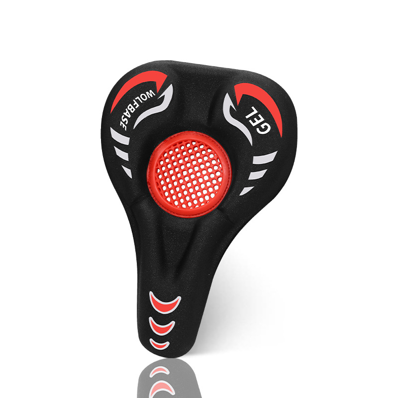 Soft silicone rubber thickened bicycle seat cover, road bike bicycle seat cover equipment accessories, mountain bike seat cover pic 5