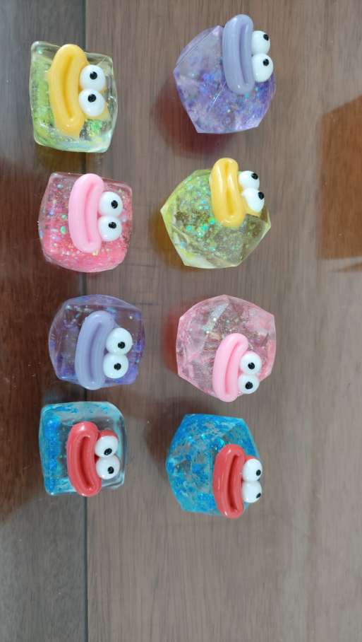 跨境热销迷你麦芽糖几何图形捏捏乐钻石捏捏多边形捏捏冰块捏捏详情图6