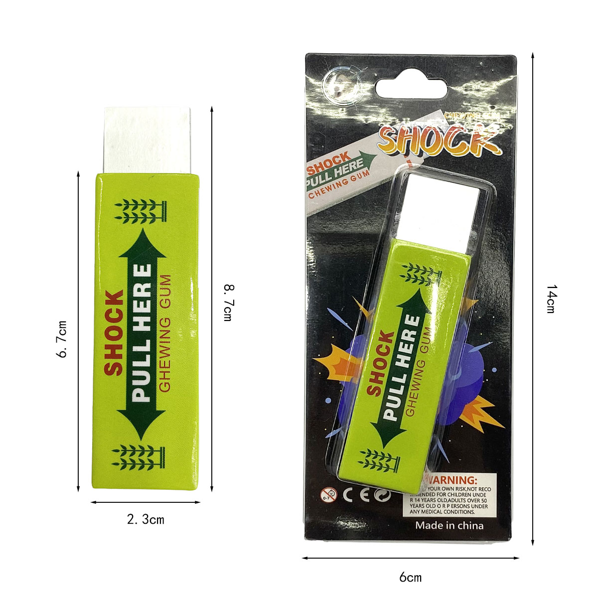 愚人节玩具电人口香糖 新奇特恶搞道具 批发触电整人带电口香糖详情5