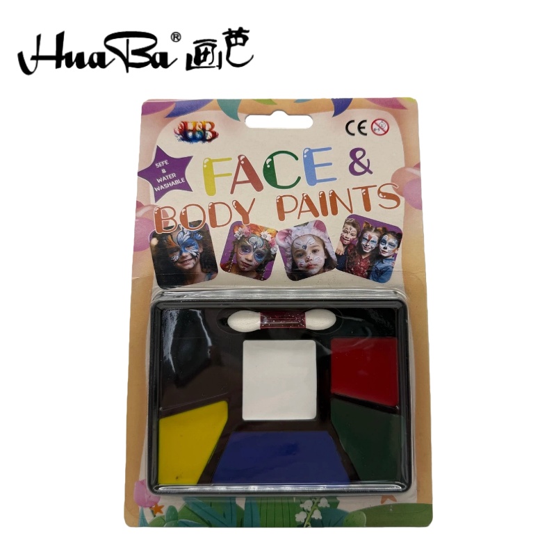 画芭Huaba  跨境儿童脸部彩绘 身体彩绘 派对妆舞台妆 万圣节脸彩 