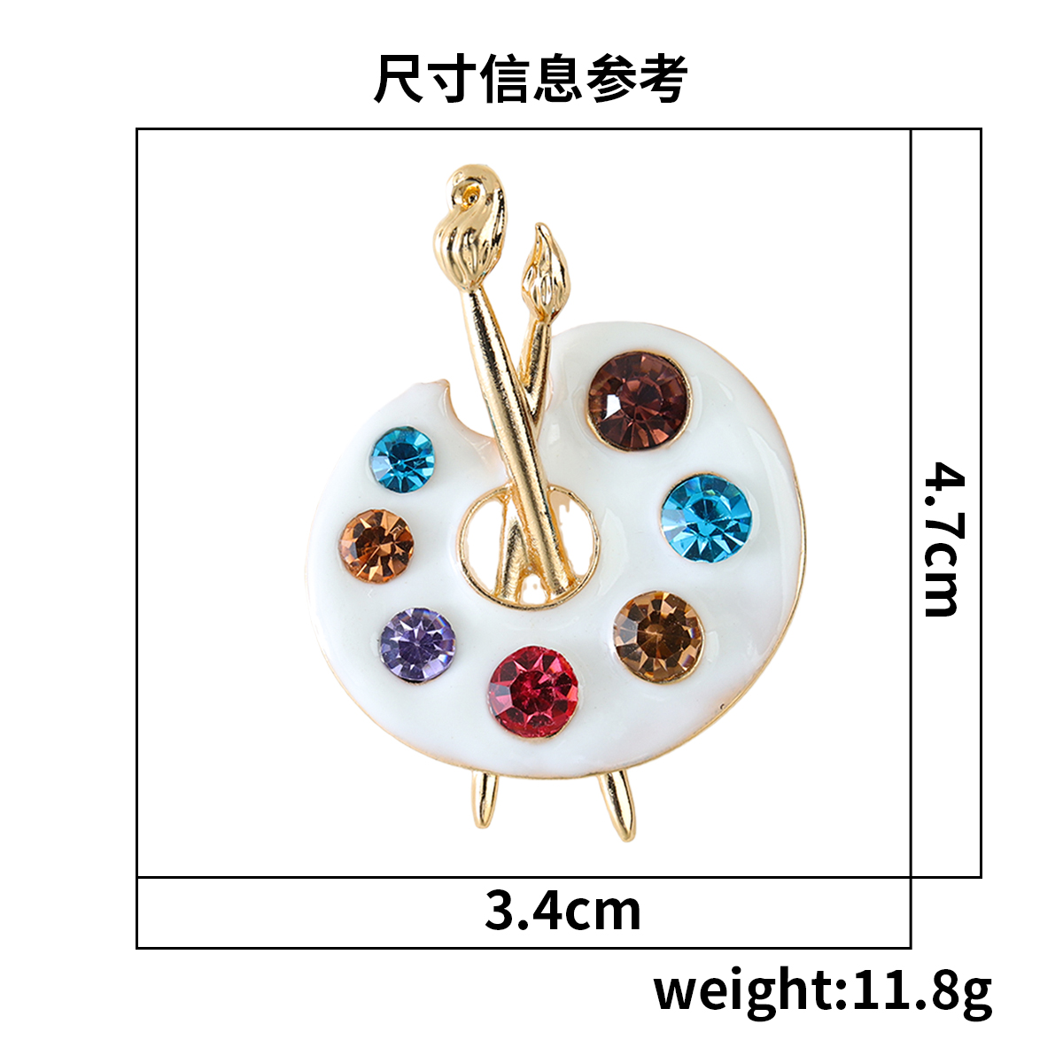 胸针/空白胸针/布艺胸针/玩偶袜子/合金胸针产品图