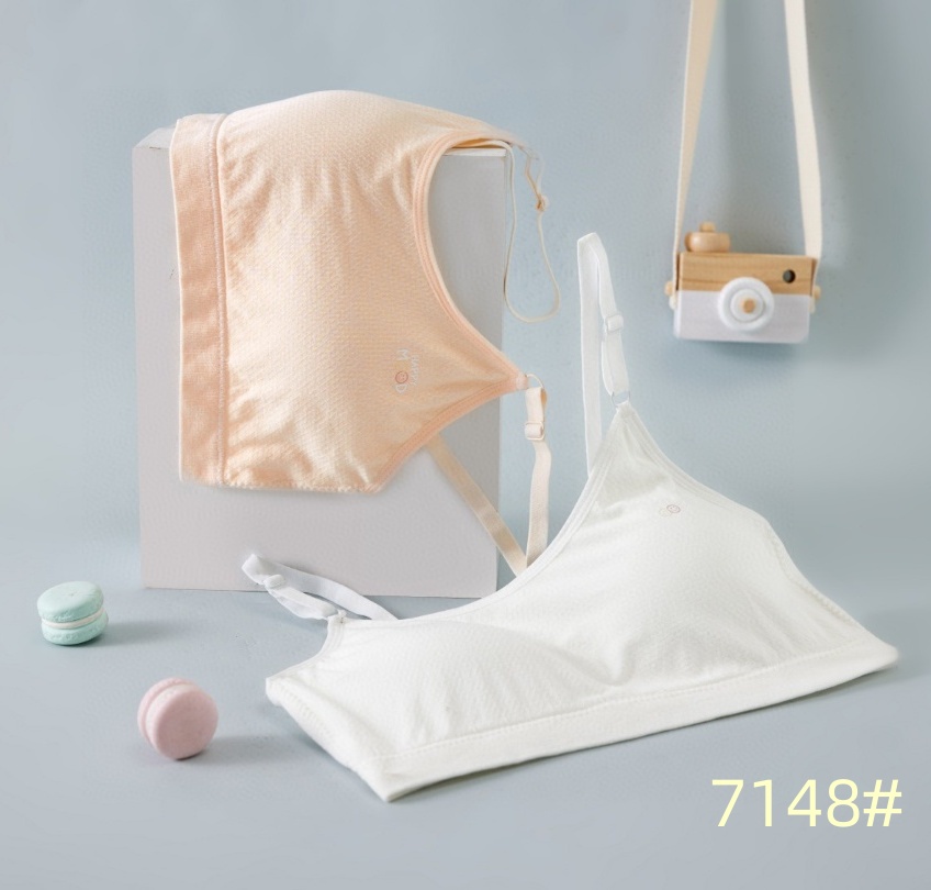 Junior high school student halter bra, girls' growth period vest, high school student bra, one-piece anti-glare vest details Picture