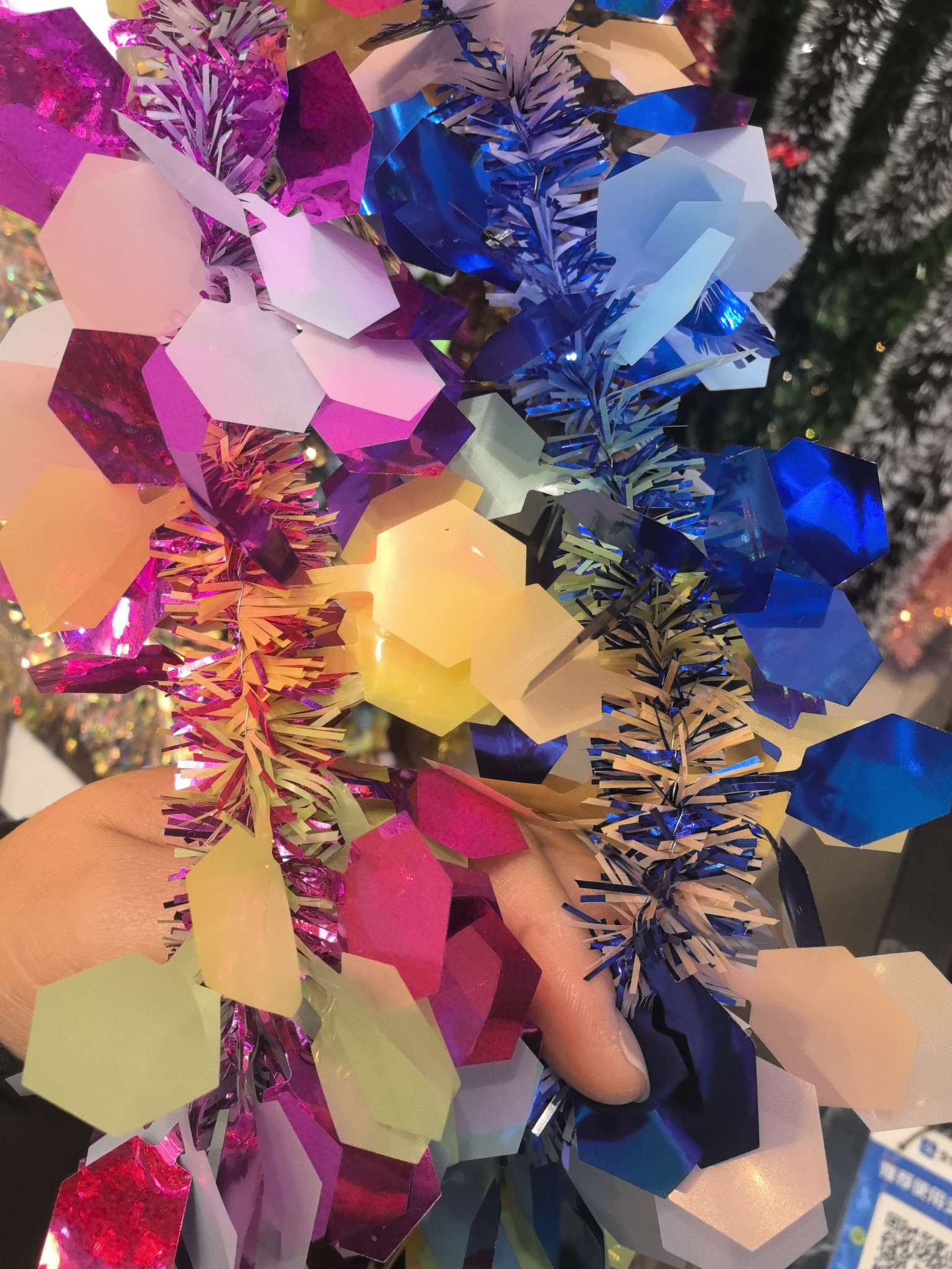 圣诞装饰用品，圣诞树挂件，节日文化花环布置材料细节图