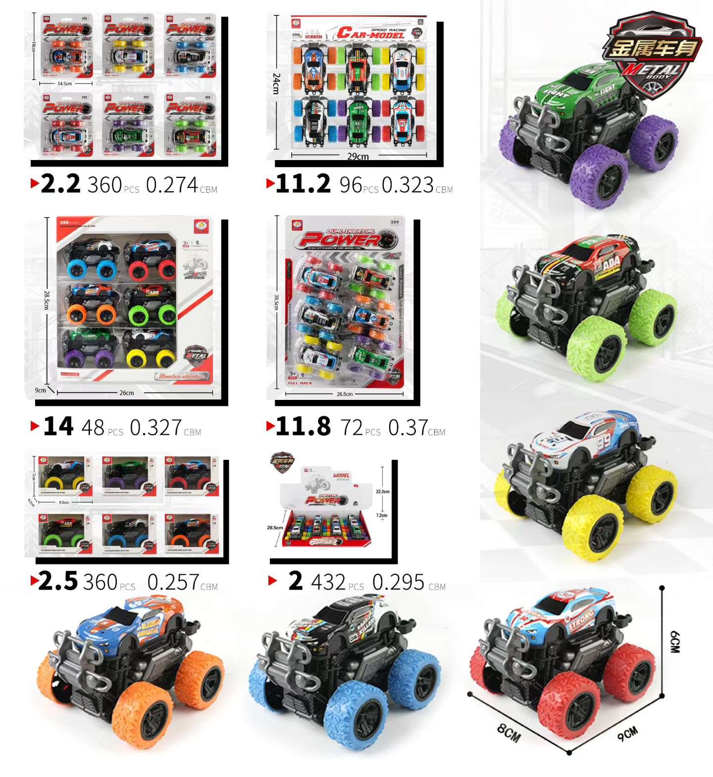 越野车 惯性车 off-road vehicle 展示盒细节图