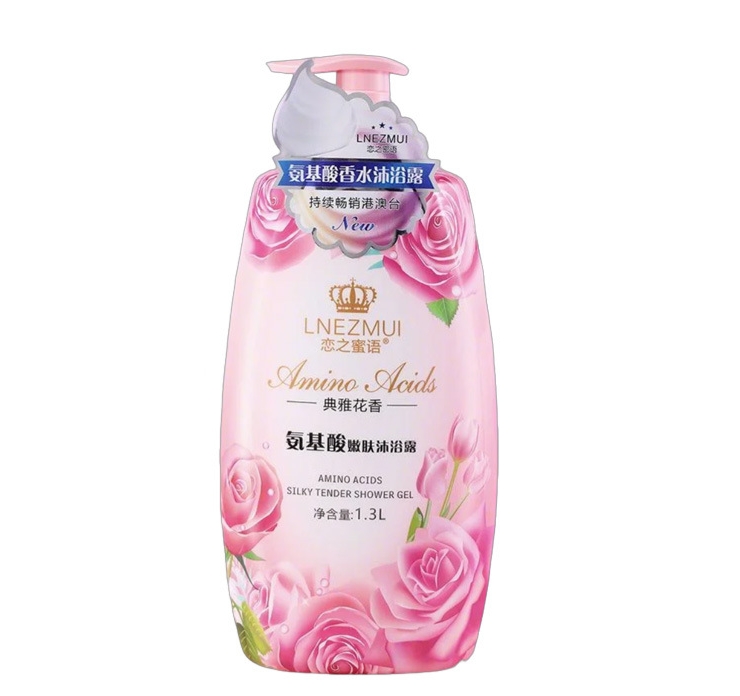 1300ML Love Secret Code Large Bottle Commercial amino Acid Body Wash Long-lasting Fragrance Deep Cleansing Perfume Body Wash detail image 7