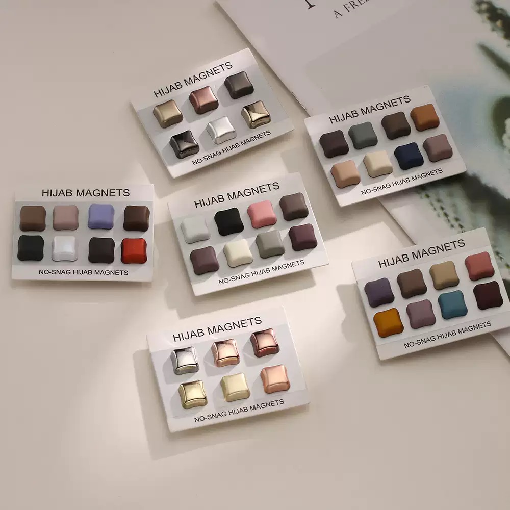 穆斯林民族宗教头巾时尚头巾配饰阿拉伯风格穆斯林头巾针头巾磁铁扣