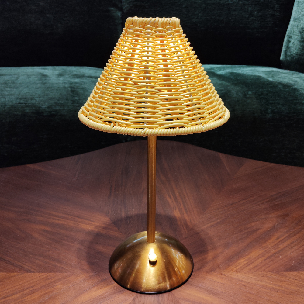 CICO HOME TYPE-C Rechargeable Rattan Ambient Desk Lamp