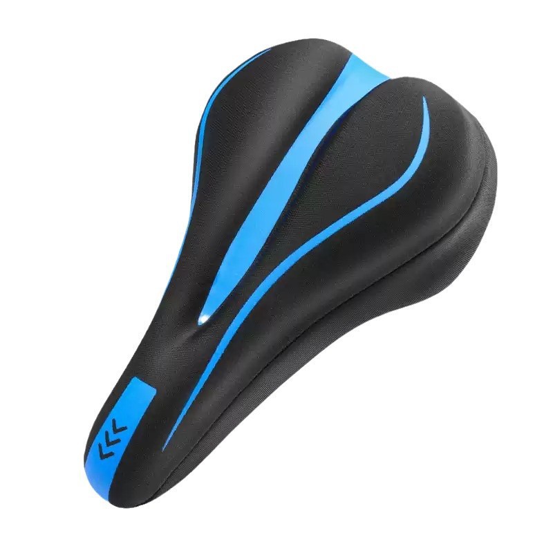 High-elasticity PU leather seat cover for bicycles, thickened silicone, comfortable and soft, anti-buttocks pain for road bikes, mountain bike seat cover Item Picture