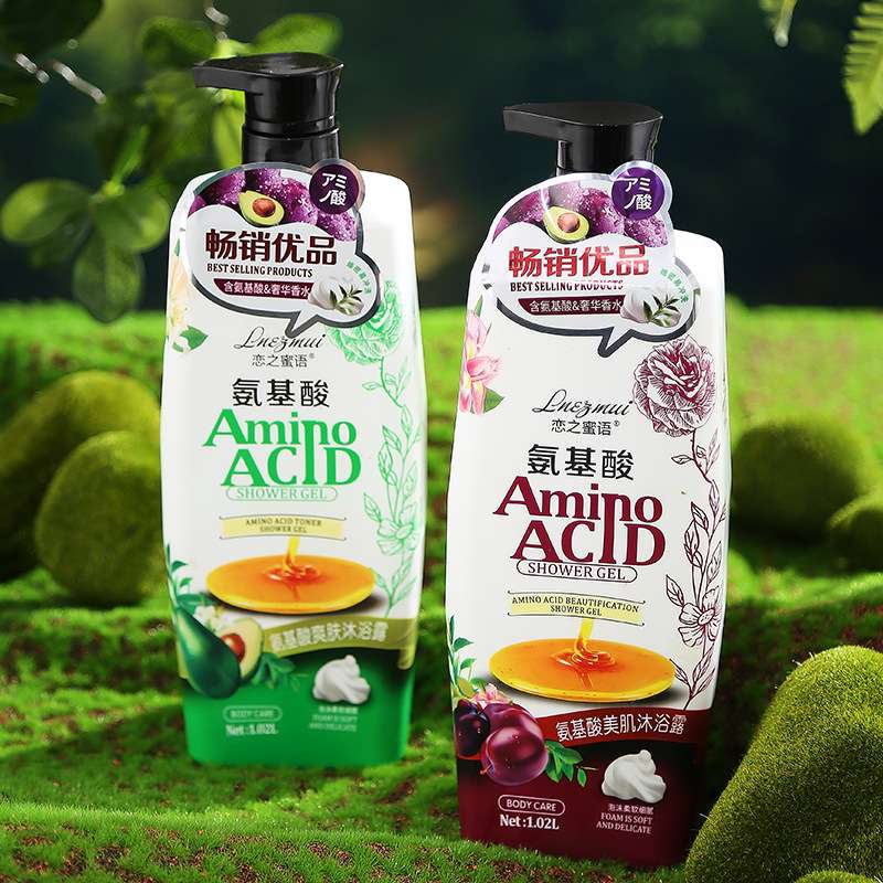 1000ML Love Honey Language Amino Acid Perfume Body Wash, long-lasting fragrance, deep cleansing, skin rejuvenation and beauty body wash details Picture