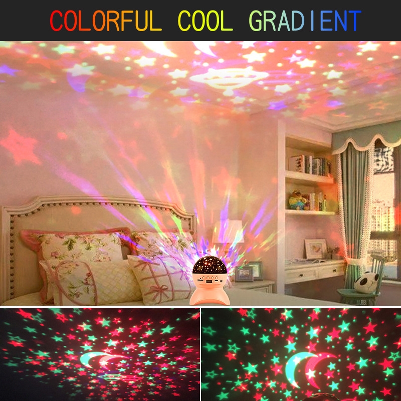 NEWDAYS brand's new cross-border Bluetooth starry sky light, projection light, moon light, RGB seven-color cool light, portable 3D surround home atmosphere light Specification image