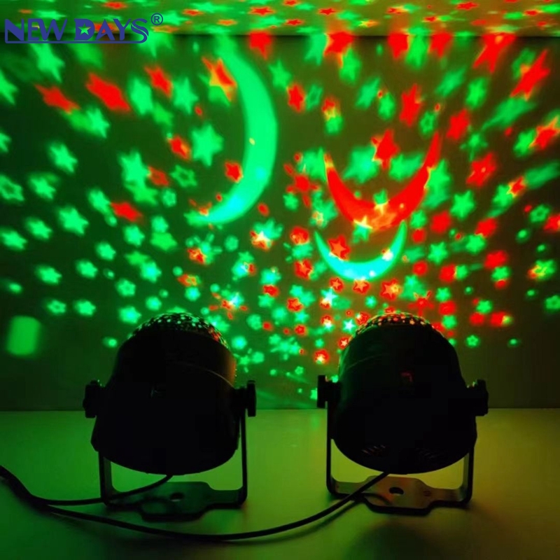NEWDAYS marca cross border nuevo cristal bluetooth luz de escenario luz de proyección luz de la luna RGB colorido cool light portable 3D surround home ambiance light details Picture