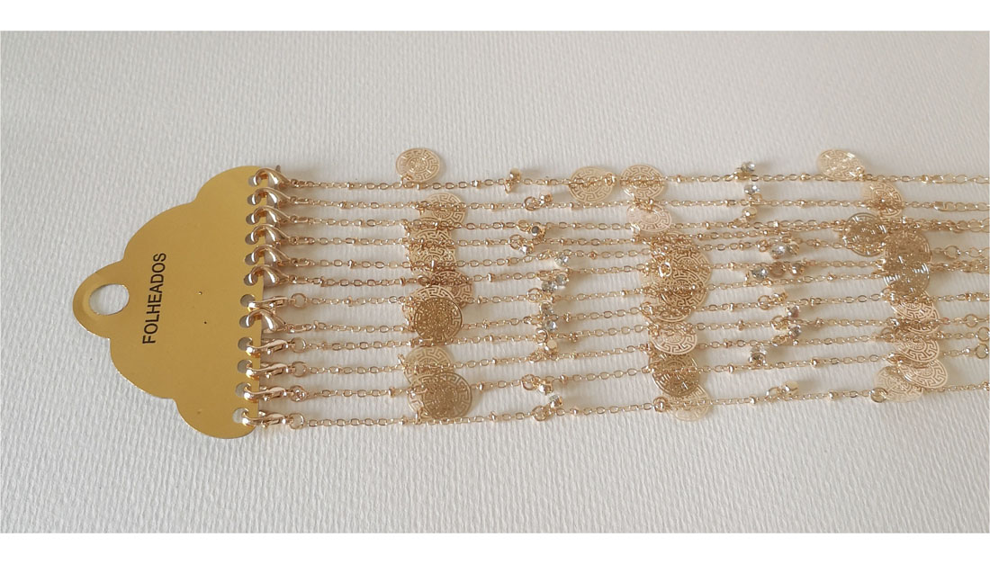 外贸饰品时尚简约中国风窗花手链脚链详情2