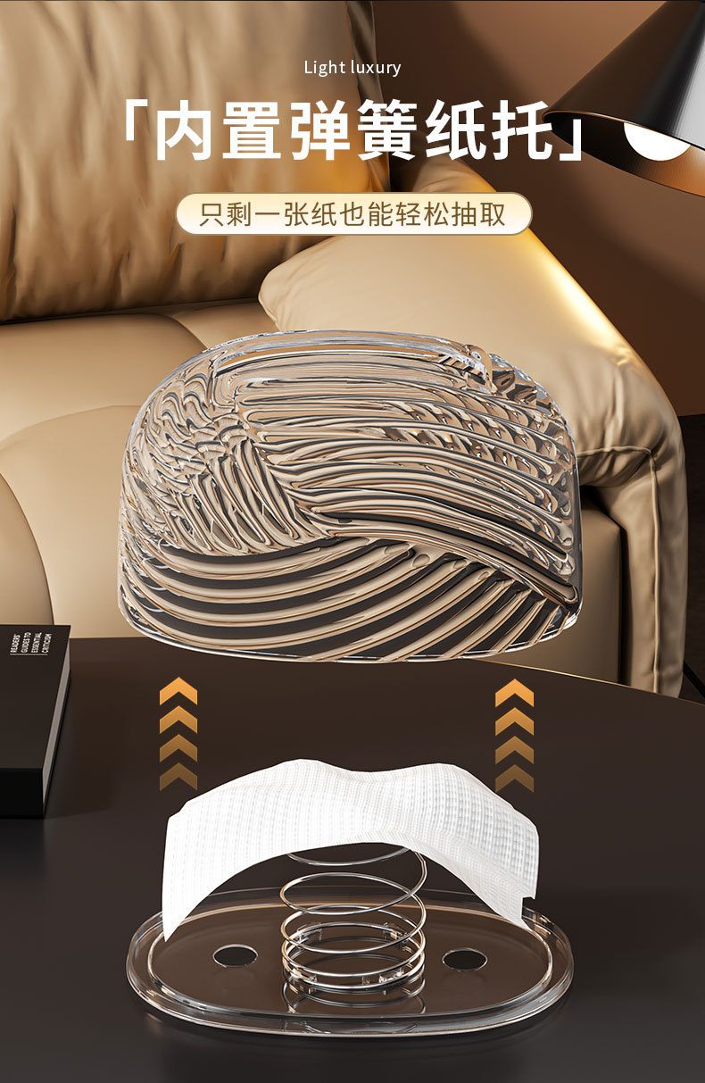 عبر الحدود W74-WM-9056 صناديق المناديل الورقية، صناديق المناديل الورقية في غرفة المعيشة، صناديق المناديل الورقية، صناديق المائدة المستديرة، صناديق الورق الورقية، شفافة في المنزل detail image 4