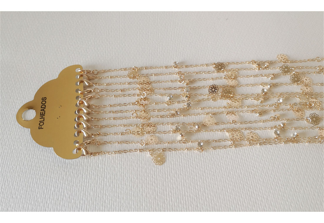 外貌饰品简约时尚多瓣花手链详情2