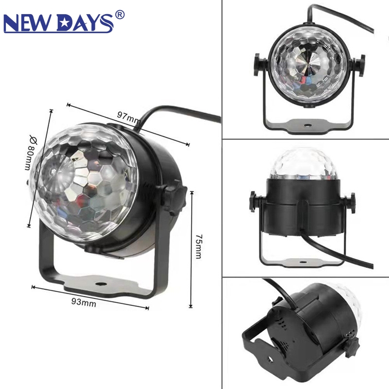 NEWDAYS marca cross border nuevo cristal bluetooth luz de escenario luz de proyección luz de la luna RGB colorido cool light portable 3D surround home ambiance light Item Picture