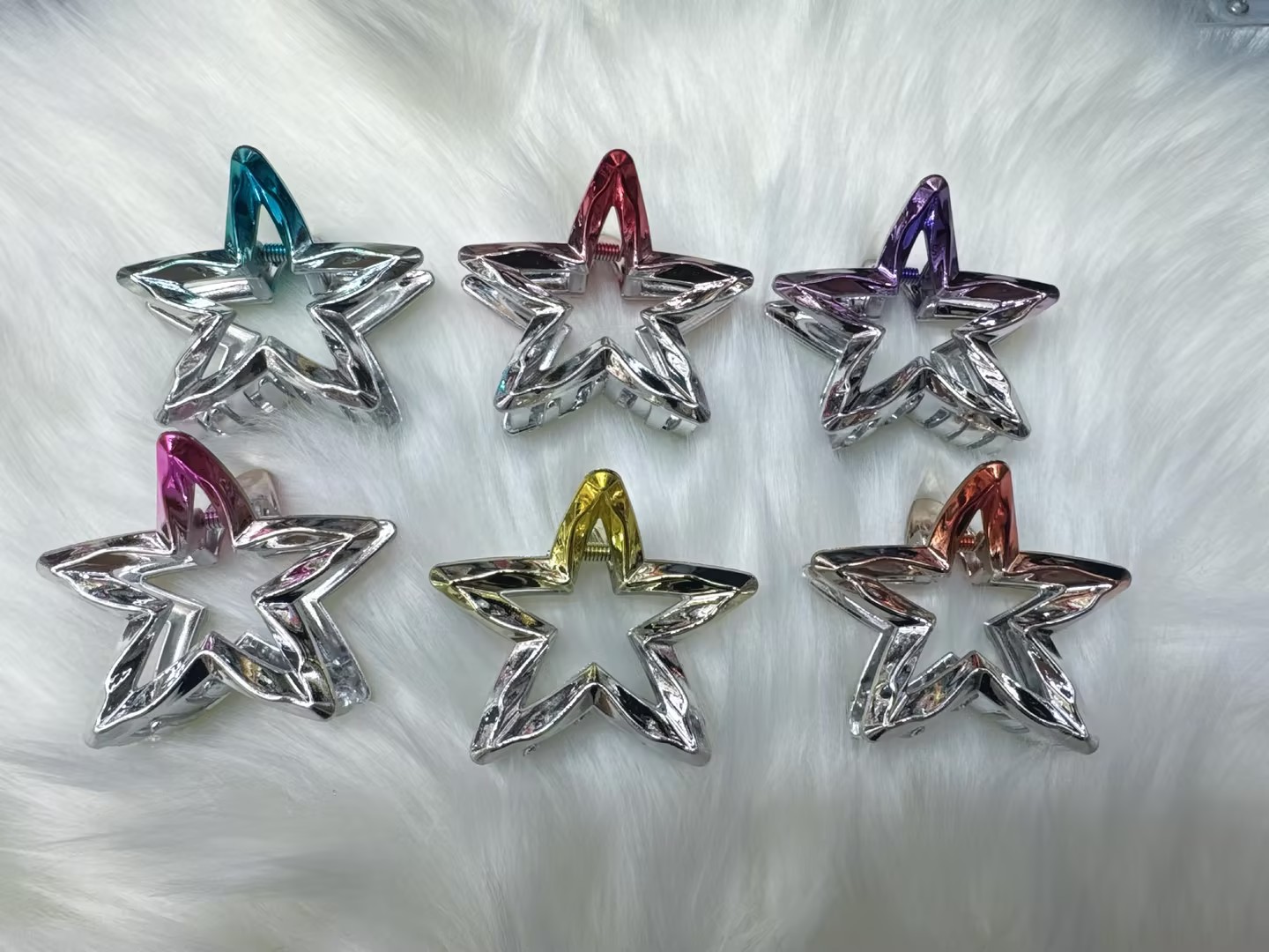 创意发夹毛绒抓夹鲨鱼夹香蕉夹头饰发饰发醋酸发夹多款任选