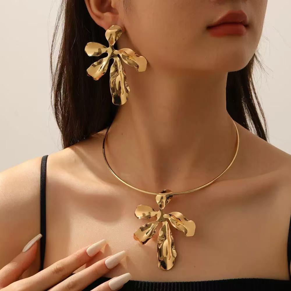 金属复古夸张个性套装