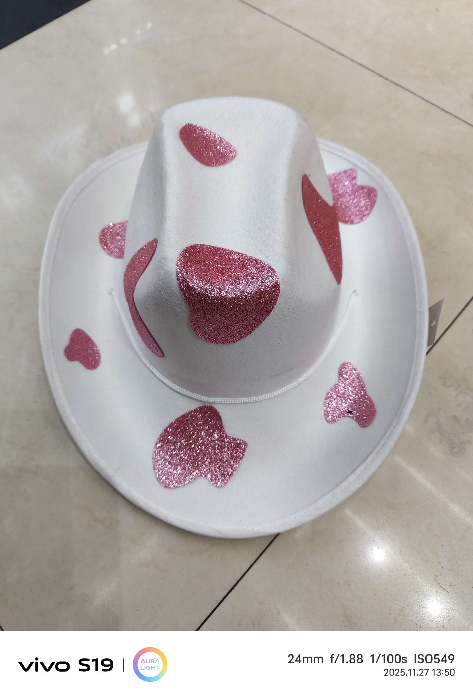 新款热销成人奶牛牛仔无纺布手贴奶牛纹牛仔帽，狂欢节，万圣节节庆用品创意布置装饰，多色可选