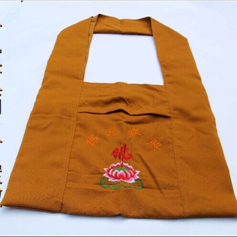 佛家用品僧包香包居士包海青包男女单肩斜挎包明线和尚烧香罗汉袋