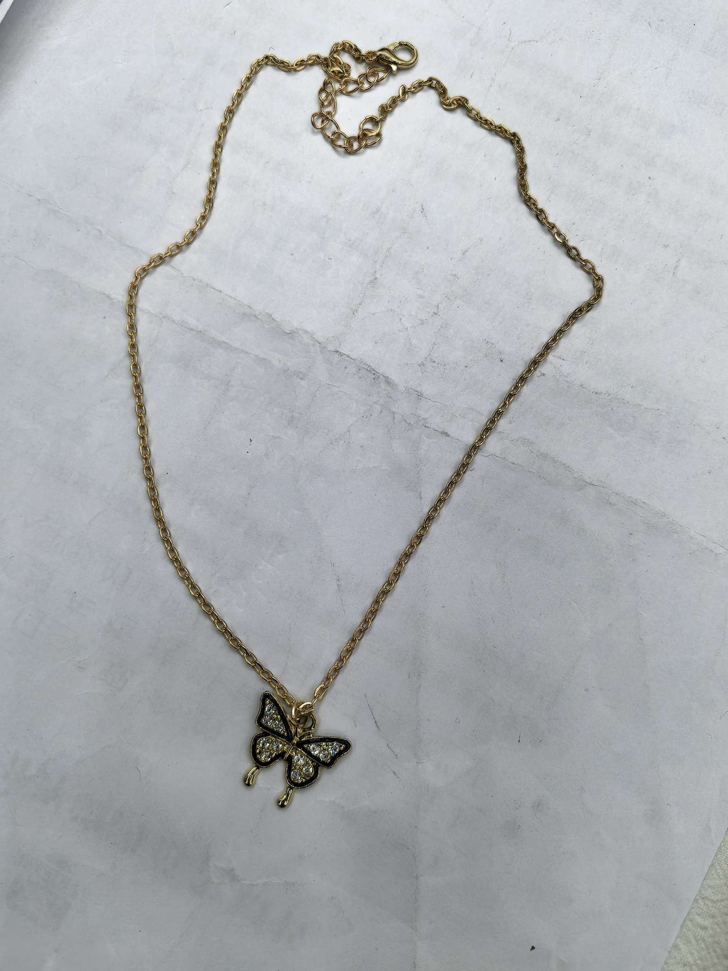 时尚合金项链珍珠水钻瓜链项饰品简约百搭女款项链首饰品项链详情图3