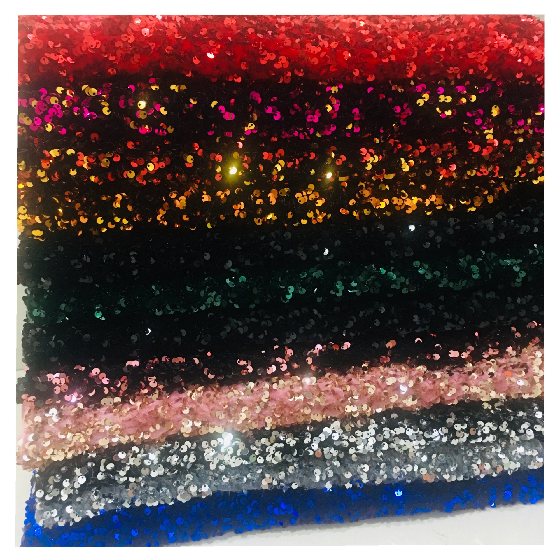 亮片彩色星光纱色 3-4厂家直销批发零售现货下单