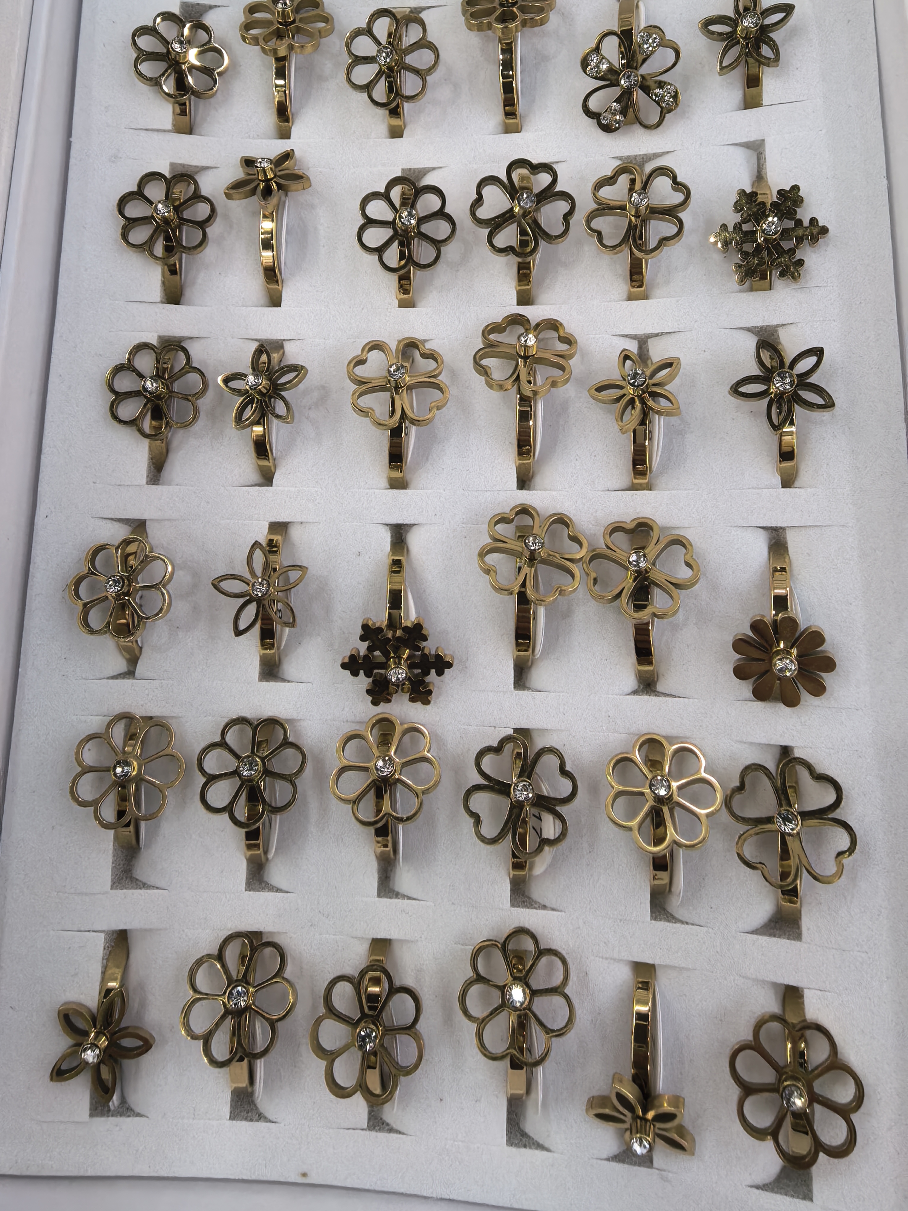 手工刺绣女士手链个性复古民族风饰品女款多彩手饰中长款礼物戒指银戒指女个性中古拉丝戒指饰品