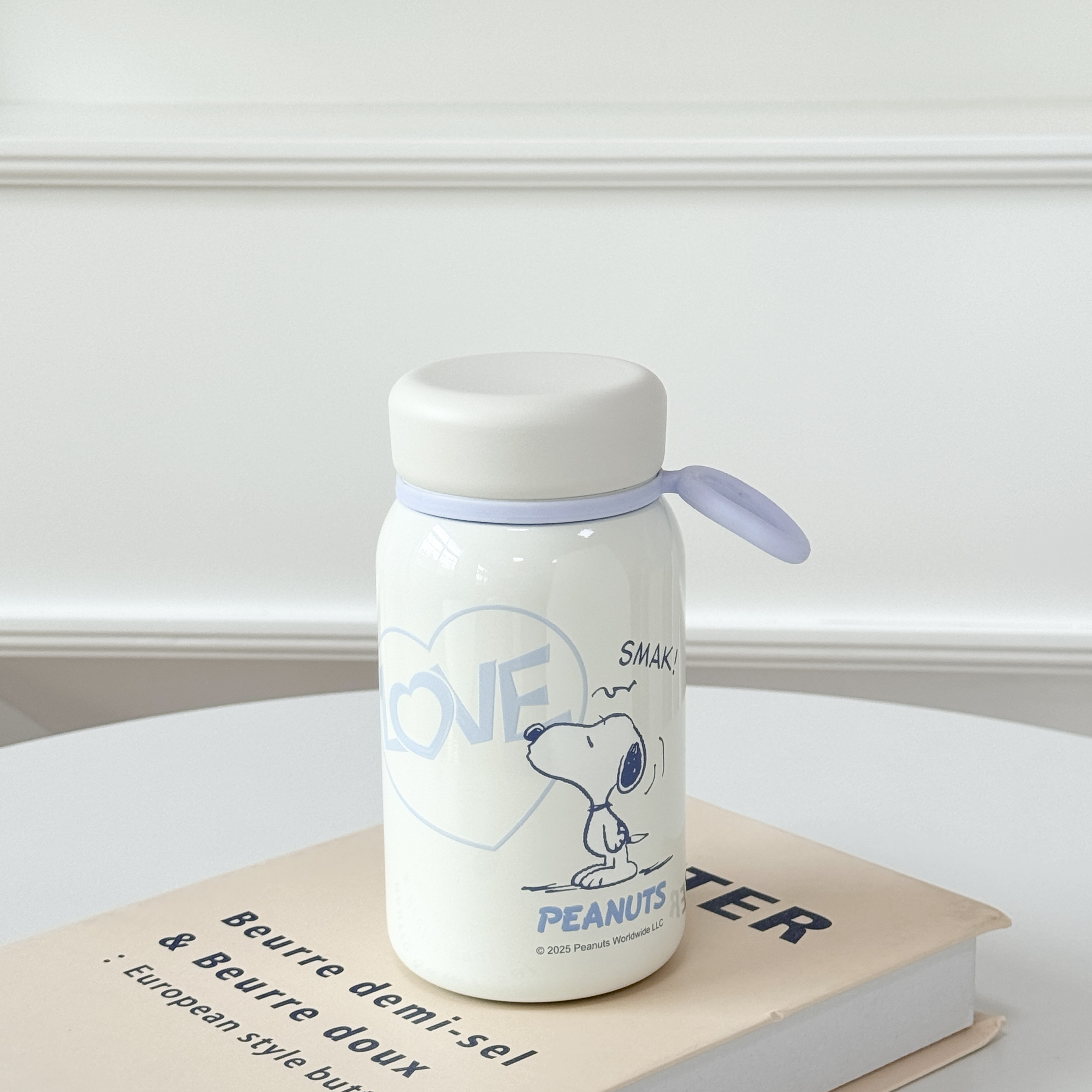 TinkerTot史努比正版授权不锈钢牛奶保温杯380ml细节图