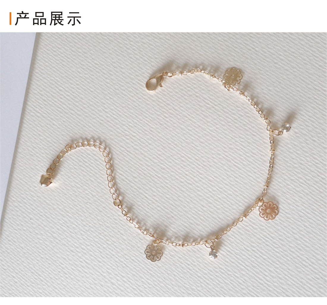 外貌饰品简约时尚多瓣花手链详情1