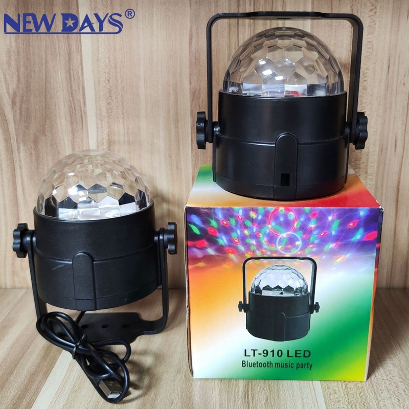 NEWDAYS marca cross border nuevo cristal bluetooth luz de escenario luz de proyección luz de la luna RGB colorido cool light portable 3D surround home ambiance light