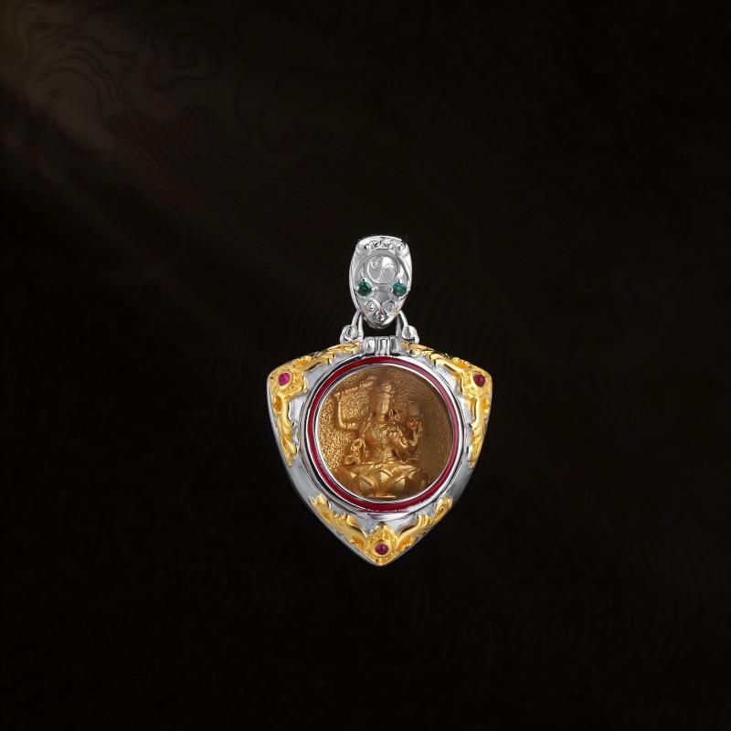 文殊 菩萨 吊坠