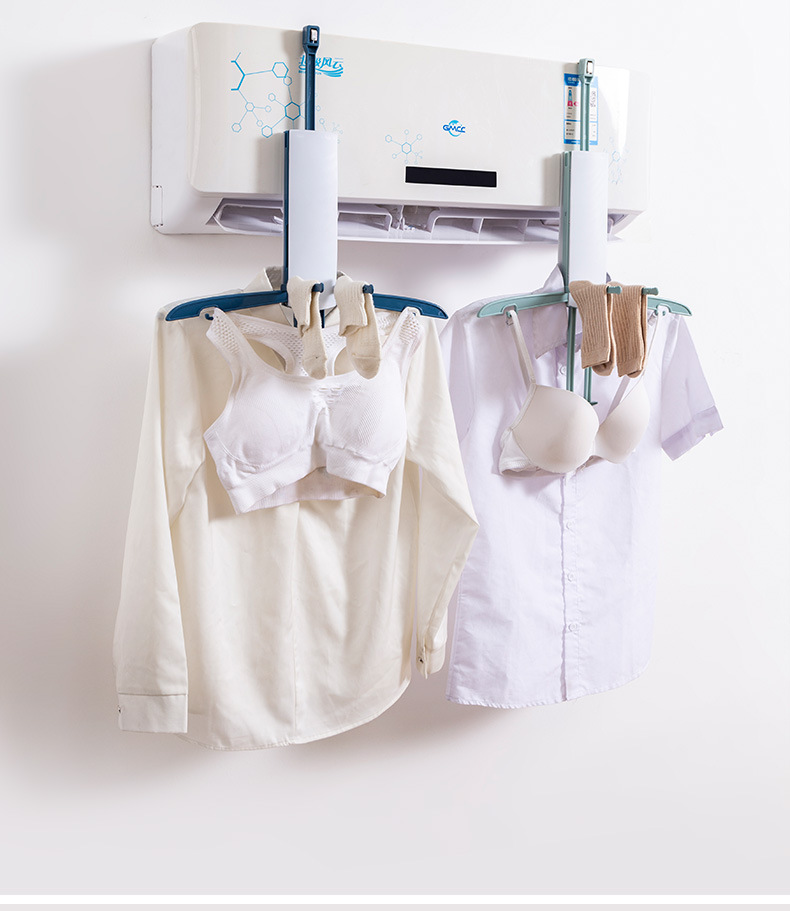 折叠衣架晾晒架空调干衣宝便携式旅行晒衣架挂式伸缩多功能晒衣架详情3