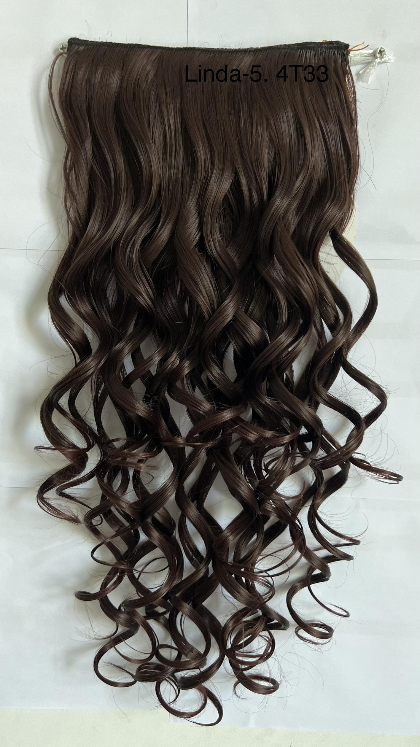 Yiyang hair accessories, wigs, hair extensions, matte high-temperature silk SHT three-tooth hair extensions, simulated hair, chemical fiber extended and thickened BB clips, hand-wound large wave hair curls, hair extensions, hair extensions Item Picture