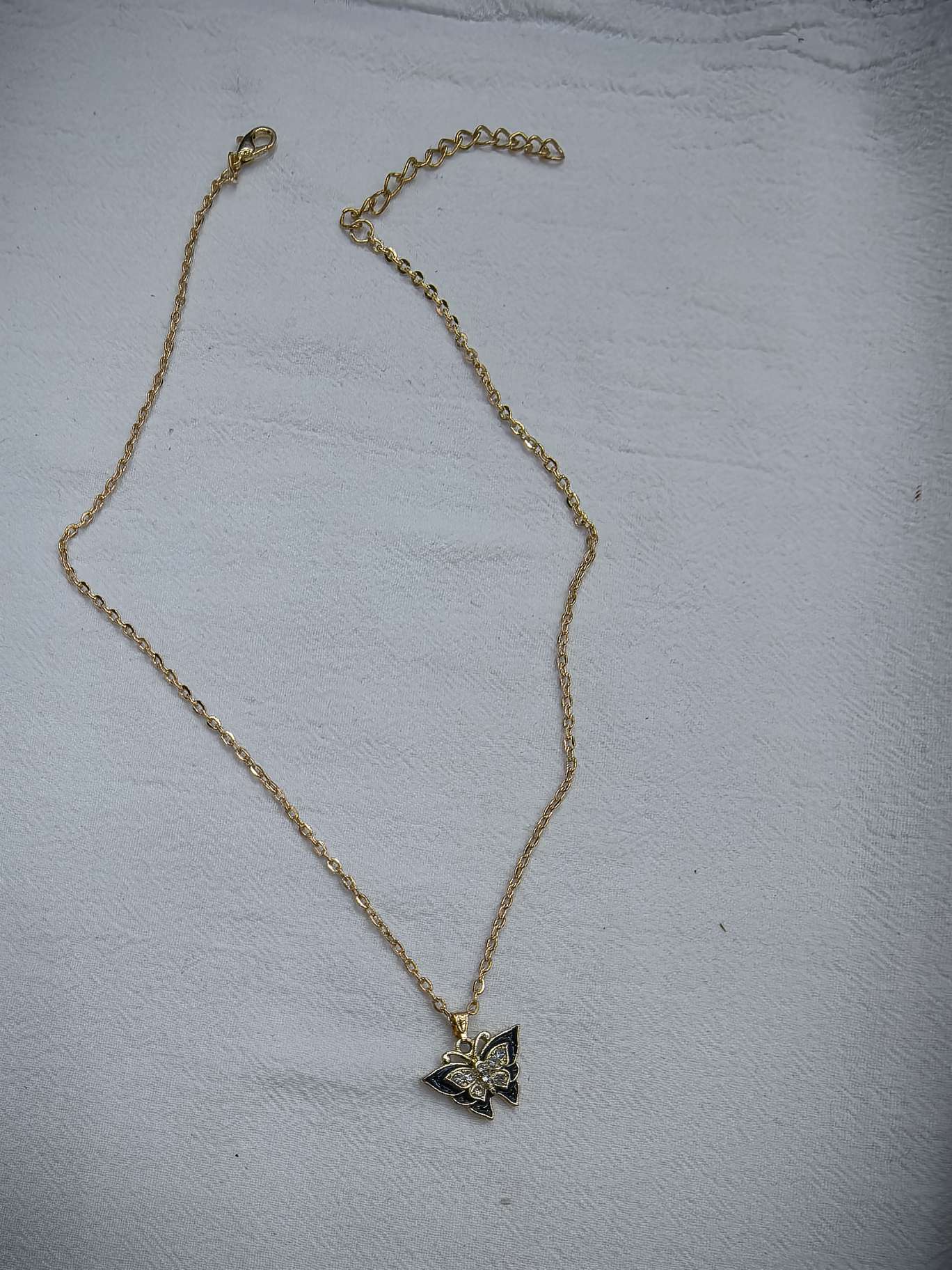 时尚合金项链珍珠水钻瓜链项饰品简约百搭女款首饰品项链详情图2